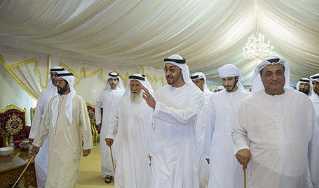 H.H. Sheikh Mohamed bin Zayed offers condolences on death of Hamad Mohammed Salmeen Al Shamsi