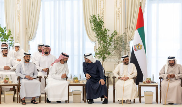 Uae President Receives Ruler Of Fujairah And Crown Princes Of Fujairah And Ajman 8702