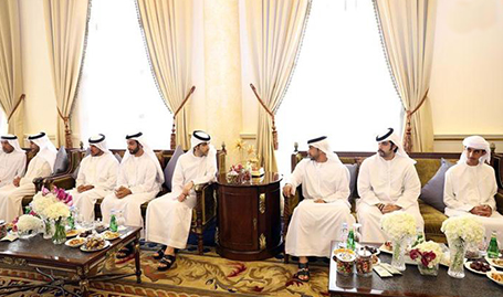 HH Sheikh Sultan bin Zayed meets HH Sheikh Tahnoun bin Mohammed