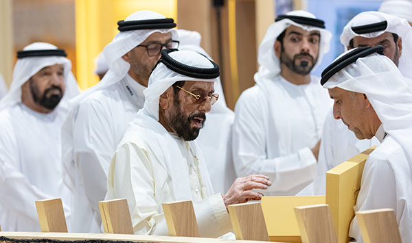 H.H. Sheikh Tahnoun bin Mohammed visits ADIHEX 2023