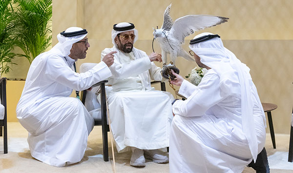 H.H. Sheikh Tahnoun bin Mohammed visits ADIHEX 2023