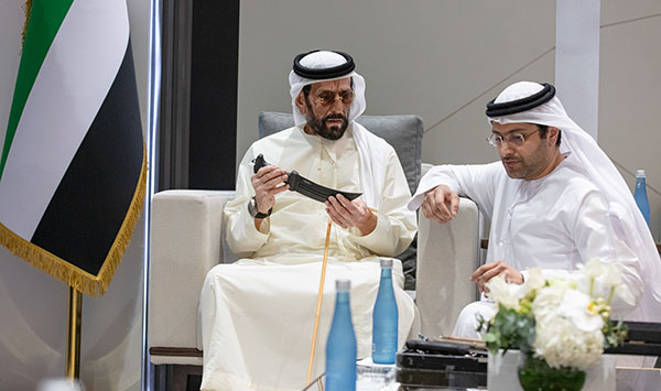 H.H. Sheikh Tahnoun bin Mohammed visits ADIHEX 2023